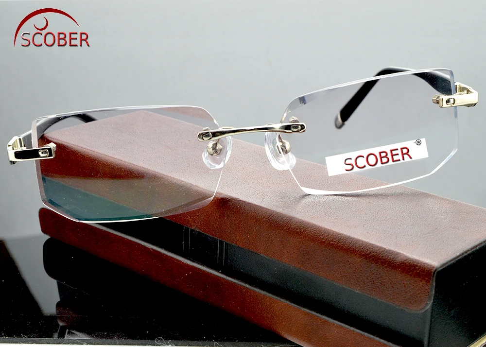 Очки для чтения без оправы лимитированный = scober Cut роскошные ульсветильник кие из