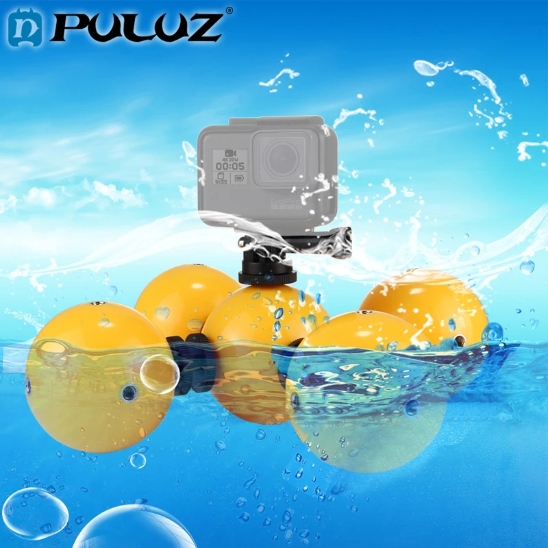 PULUZ 5 шт. поплавок для дайвинга набор шаров GoPro Hero5/6 ремень безопасности на
