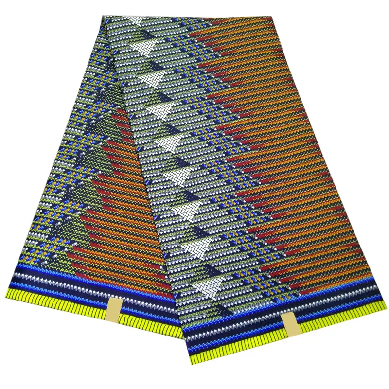 Новейшая африканская вощеная ткань принтом полиэстер восковая Анкара для женщин