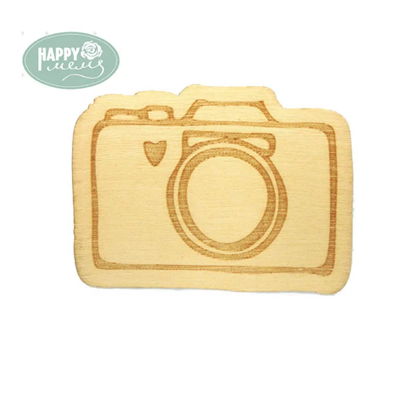 Хобби ремесло форма камеры деревянная шпона старинные деревянные чипы