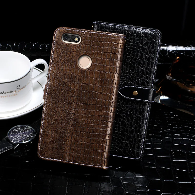 Itgoogo чехол для Huawei Y6 Pro 2017 5 0 &quotкрокодиловая кожа флип кожаный телефона сумка|case for