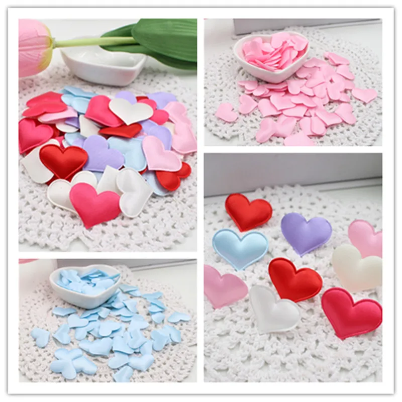 1000 шт 2 см сердце губка свадебный цветок лепестки искусственный стол метание