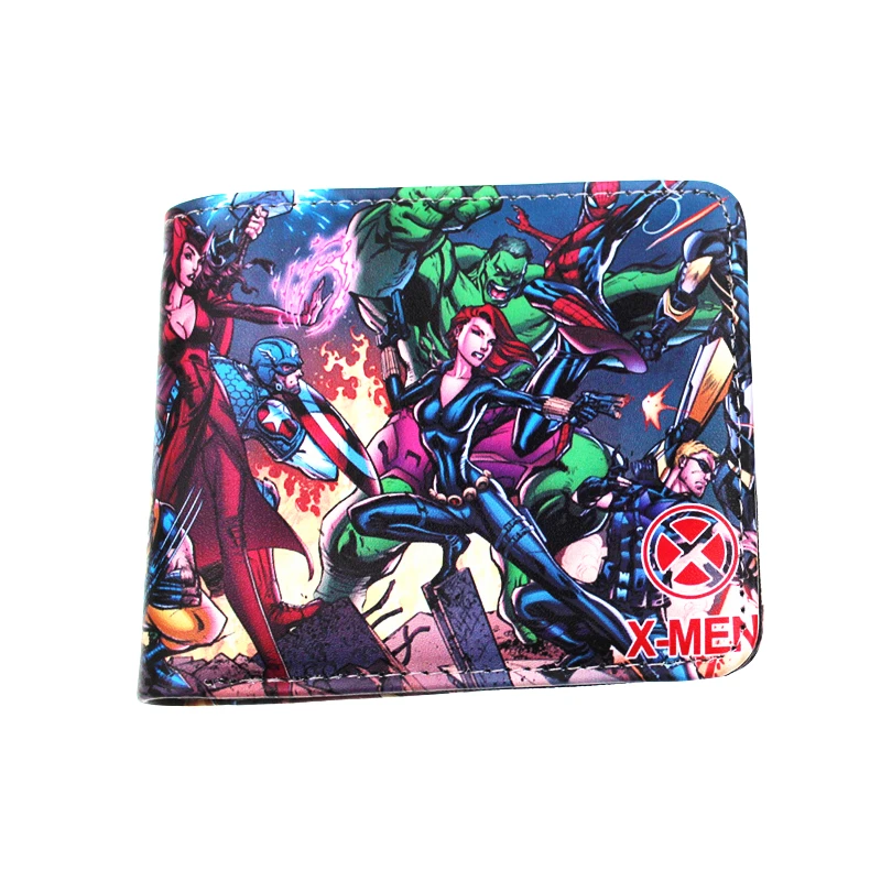 Оптовая продажа Марвел Росомаха бумажник Каратель X Men Maokai короткие кошельки