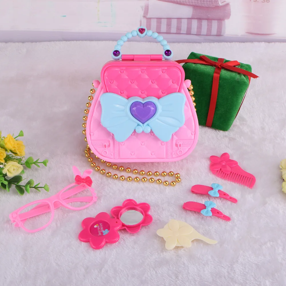 Комплекты игрушек для девочек принцесс детские украшения игрушки семьи чемоданы