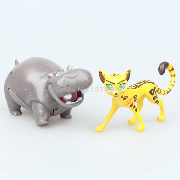 Новый Лев охранник ПВХ фигурка игрушки 5 шт. Набор Мини Kion Bunga Beshte Бегемот Фули оно