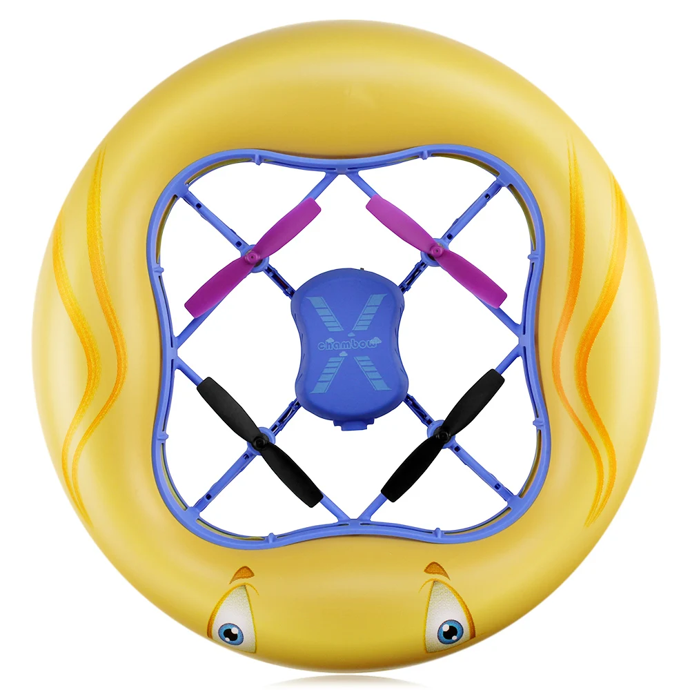 Новая подушка безопасности RC Дрон WiFi приложение FPV 0.3MP камера Голосовое