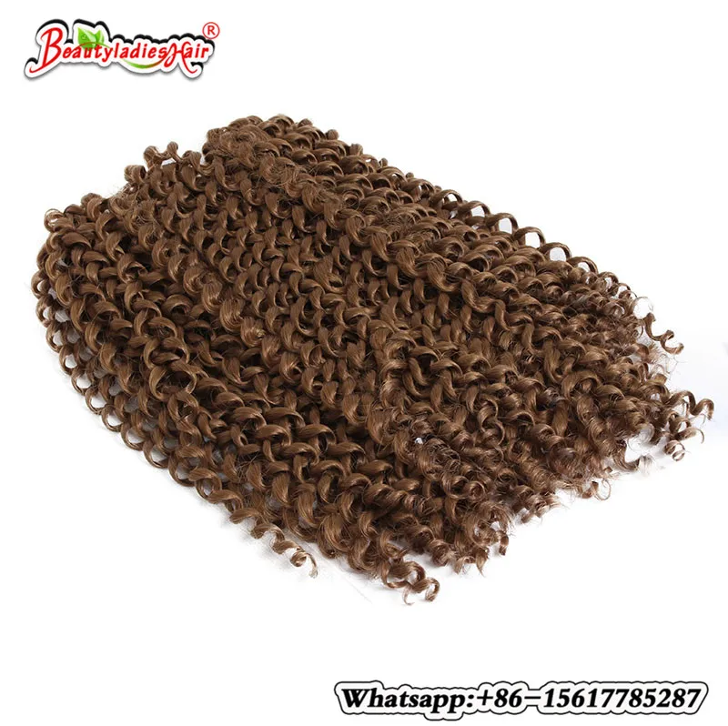 Синтетические плетеные волосы наращивание волос крючком глубокая волна