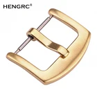 Пряжка для ремешка Мужская металлическая, серебристый однотонный браслет для наручных часов, застежка из нержавеющей стали, аксессуары, 18 мм 20 мм 22 мм 24 мм