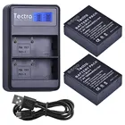 Аккумулятор BLH1 BLH 1 1800 мА  ч, 2 шт., BLH-1, для цифровой камеры Olympus e-m1, EM1 MARK II EM1-2, аккумулятор Mark2 с ЖК-дисплеем, USB, двойное зарядное устройство