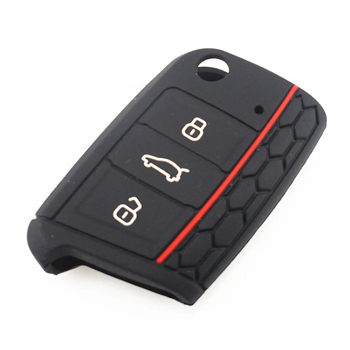 Силиконовый чехол для ключей Volkswagen VW Golf 7 GTI MK7/POLO 2016 Skoda Octavia A7 Key Portect сумка