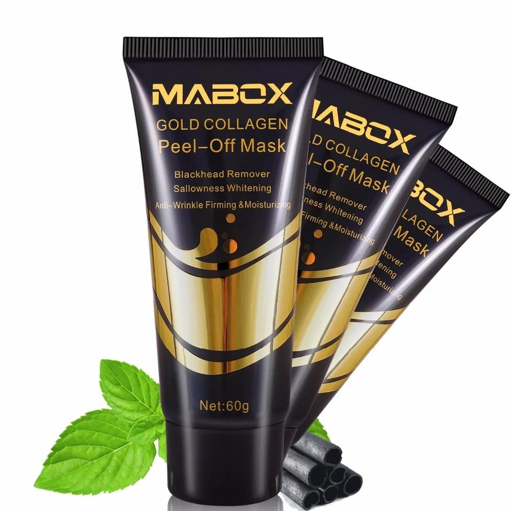 MABOX 24-каратная Золотая маска для лица против старения морщин лечения пор акне