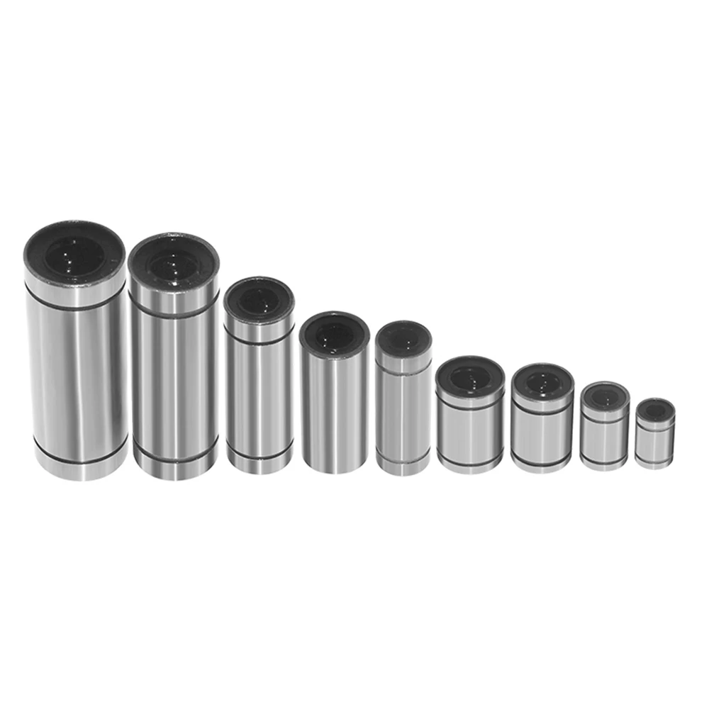 10 шт./лот LM4UU 5 6 12 LM8LUU линейная втулка 8 мм фитинги для 3D принтера ЧПУ линейные