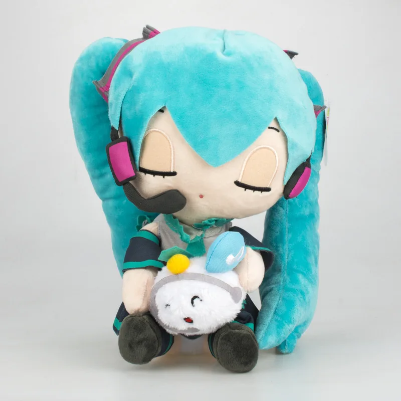 06 Kawaii Hatsune Miku плюшевые игрушки куклы аниме мягкие куклы Hatsune Miku детские подарки на день рождения для девочек 10 стилей - Цвет: 06