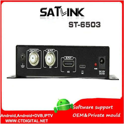 Satlink ST-6503 DVB-T модулятор Route DVB-T модулятор AV маршрутизатор DM модулятор DVB-T AV цифровой модулятор rf