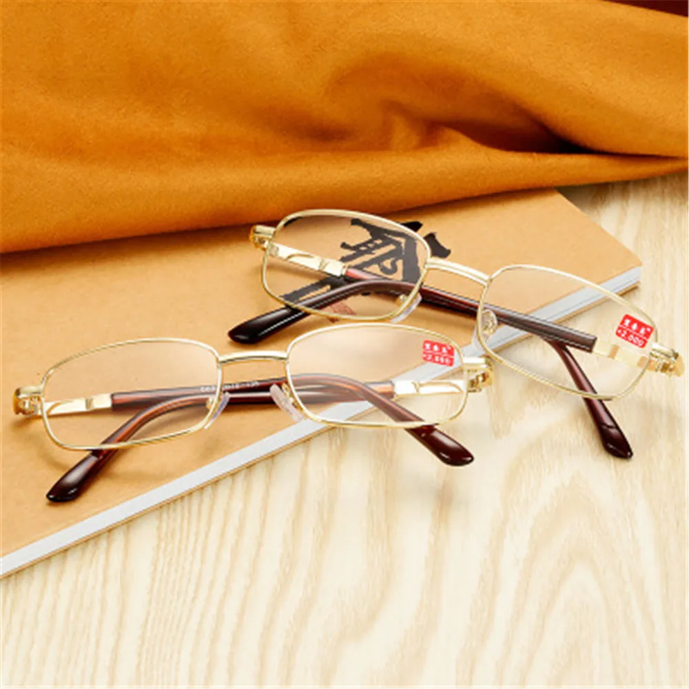 2019 натуральная кожа новые Gafas De Lectura Clara Vida Портативный очки для чтения мобильных