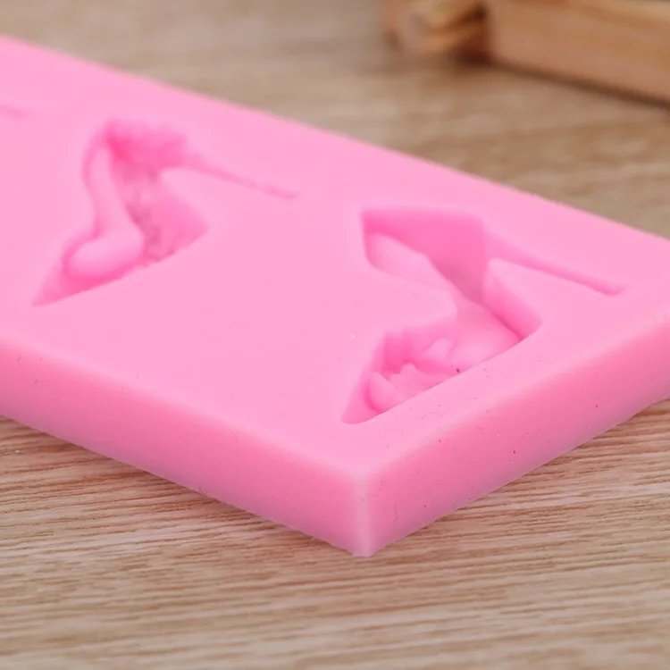 1 шт. Обувь на высоких каблуках 3D из силиконы штамповый инструменты для украшения