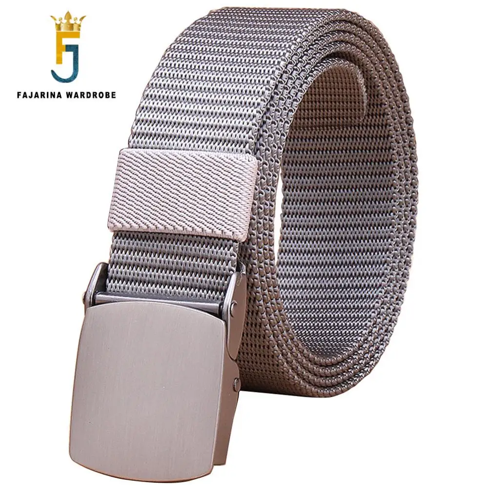 Ремень тканевый унисекс с автоматической застежкой шириной 38 мм|belt for men|fashion belts