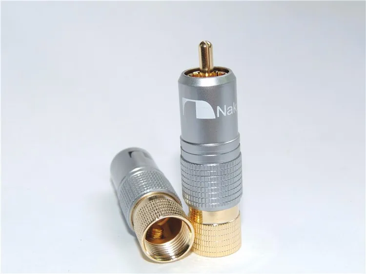 2 шт. штепсельная вилка NAKAMICHI RCA цвет черный и белый|plug in outdoor lighting|connector pictureconnector pin |