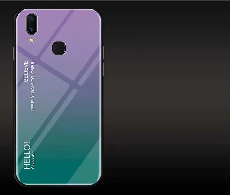 1 Роскошный чехол для телефона из закаленного стекла s для vivo V9, чехол vivo Y85 Y 85, чехол для vivo Y85 vivo v 9 6,", Fundas, защитный чехол - Цвет: 1