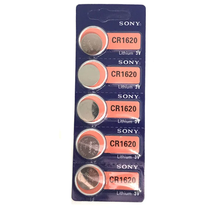 10 шт./лот sony CR1620 оригинальная литиевая батарея для ключей автомобиля часы дистанционного управления игрушка 1620 ECR1620 GPCR1620 Кнопка батарея