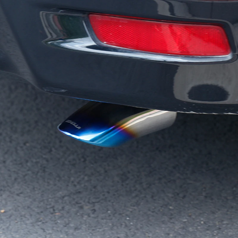 lsrtw2017 car styling stainless steel Tail exhaust pipe for toyota corolla 2013 2014 2015 2016 2017 2018 E170 | Автомобили и
