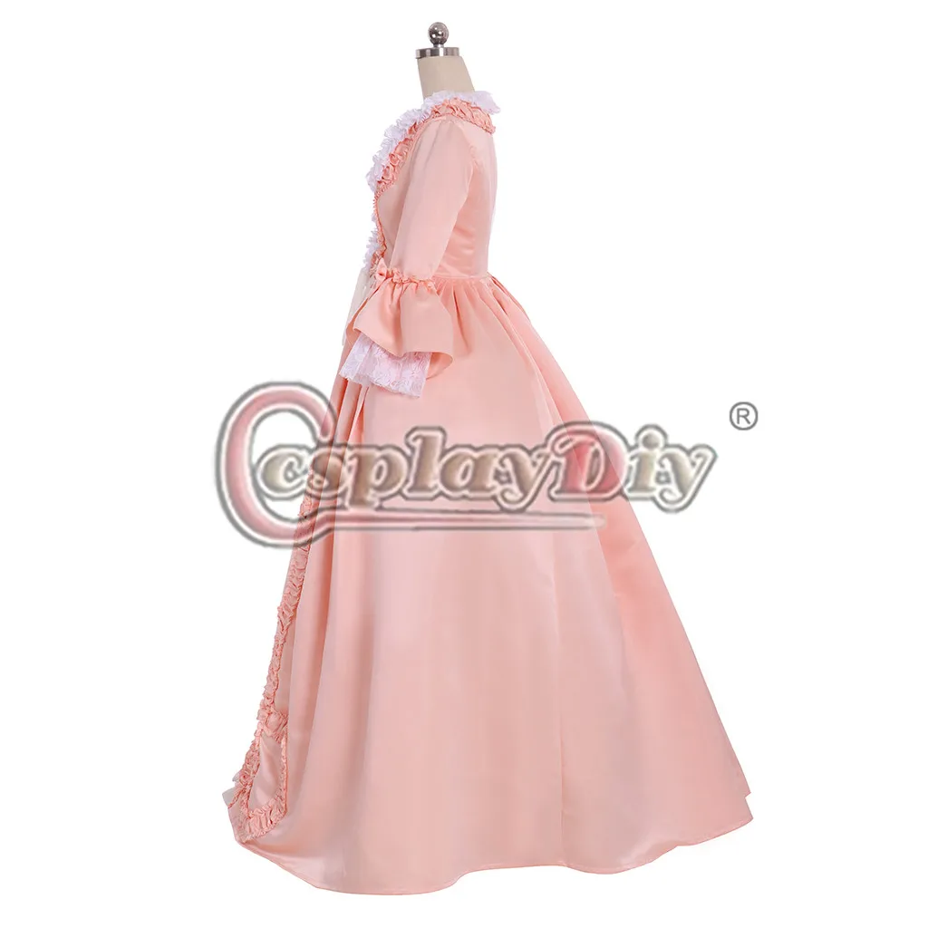Cosplaydiy Marie Antoinette Rococo Pink Gown Dress Vicatoian British Women Fancy Wedding Custom Made L320 | Тематическая одежда и