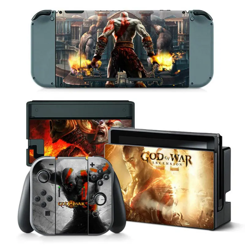 Наклейки на кожу для консоли Nintendo Switch и контроллера виниловые наклейки игровых