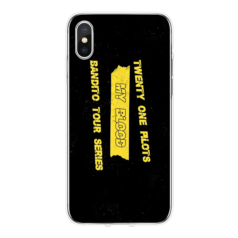 Twenty One Pilots 21 Case For iPhone X 7 8 XR XS Max Funny Banana 6 6s Plus 5s SE Cases Soft TPU Back Cover |
