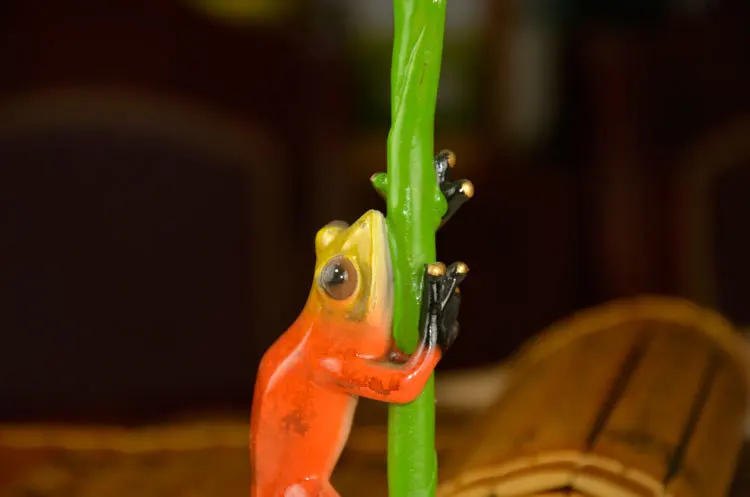 2 шт./лот Европейский творческий подарок смола лягушка интересная новинка