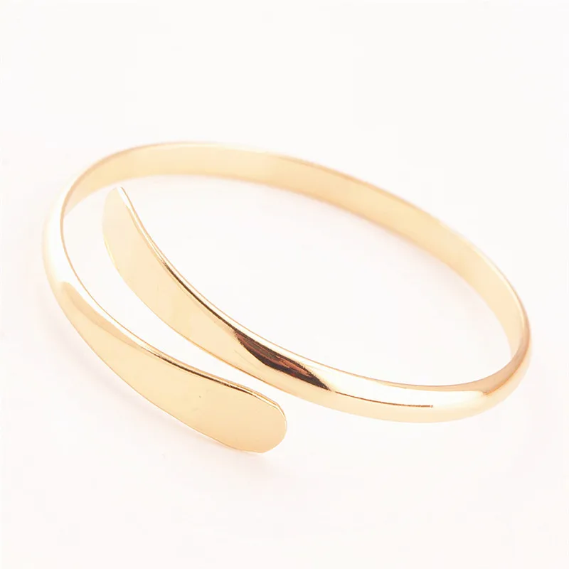 Модный простой чистой меди изделия Браслеты &amp Браслеты-кольца с панк золото