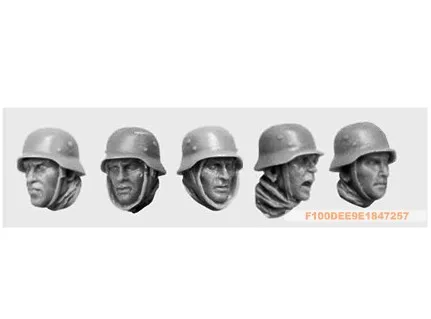 

1:35 Resin kit WWII British troops head (5 Figures)10