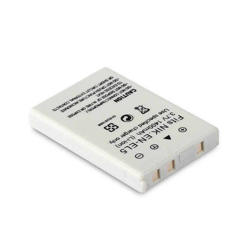 Dinto 1 шт. EN-EL5 ENEL5 RU EL5 3 7 V 1400 мА/ч Камера Батарея для Nikon Coolpix P3 P4 P80 P90 P5100 3700 4200 5200 |