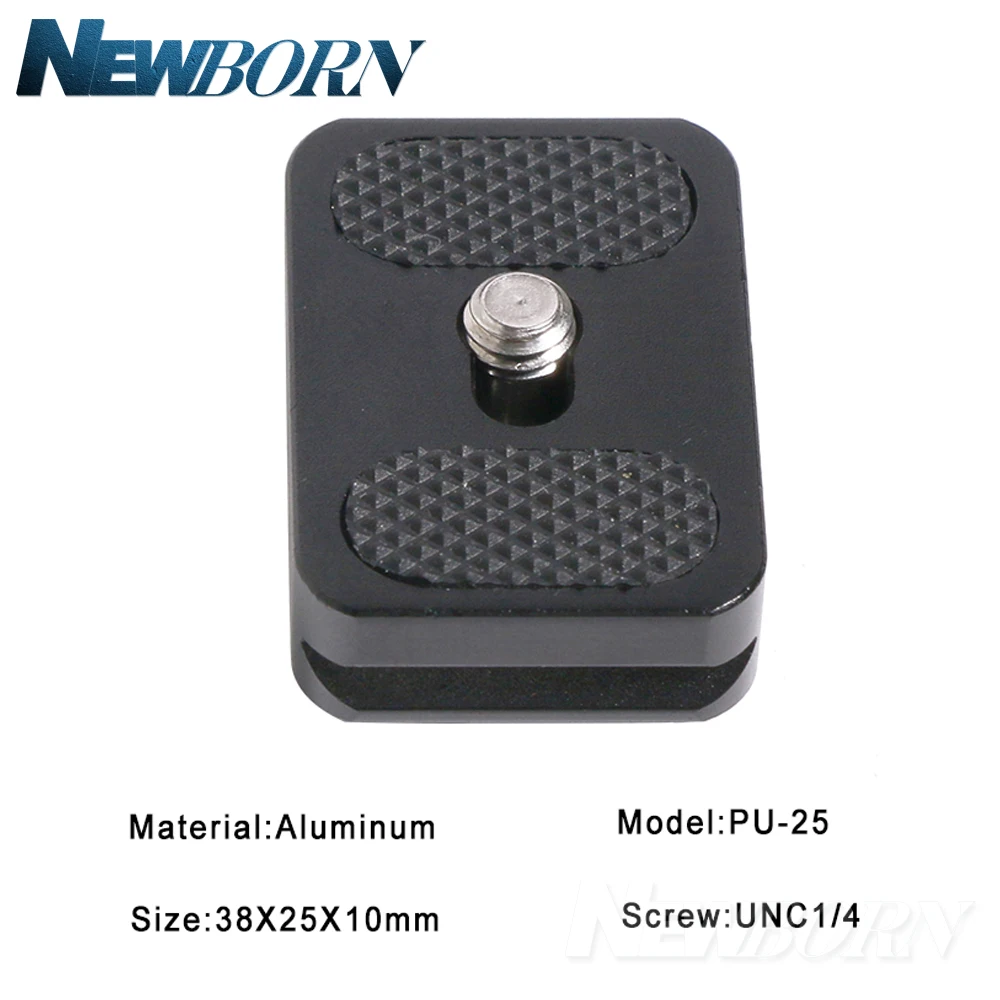 Штатив монопод шириной 25 мм с быстроразъемной пластиной и винтом 1/4 дюйма для