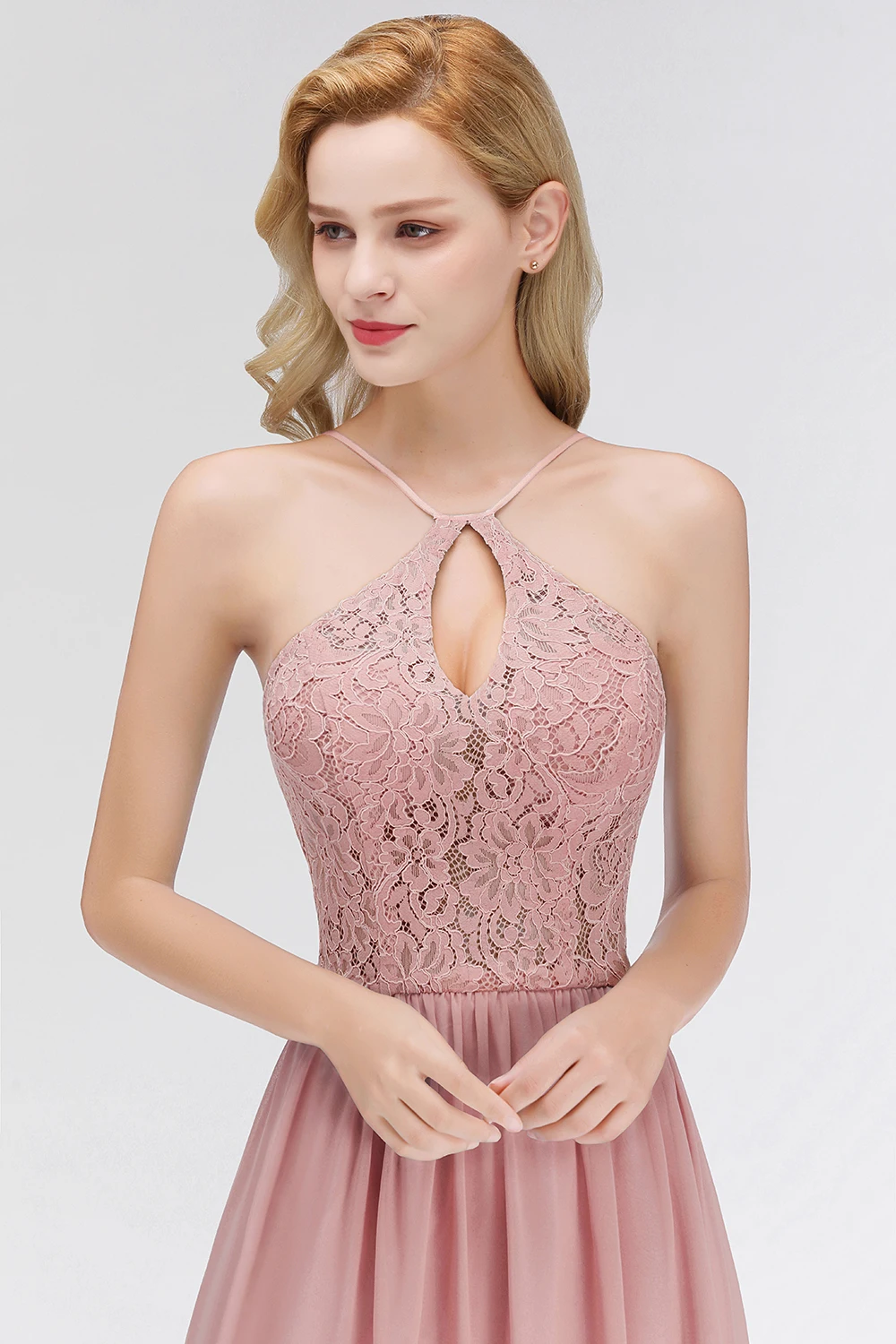 

Cheap 6 styles Chiffon Formal Evening Dresses Long Women Elegant Burgundy V neck Sleeveless Empire Evening Gown Dresses 2019 New