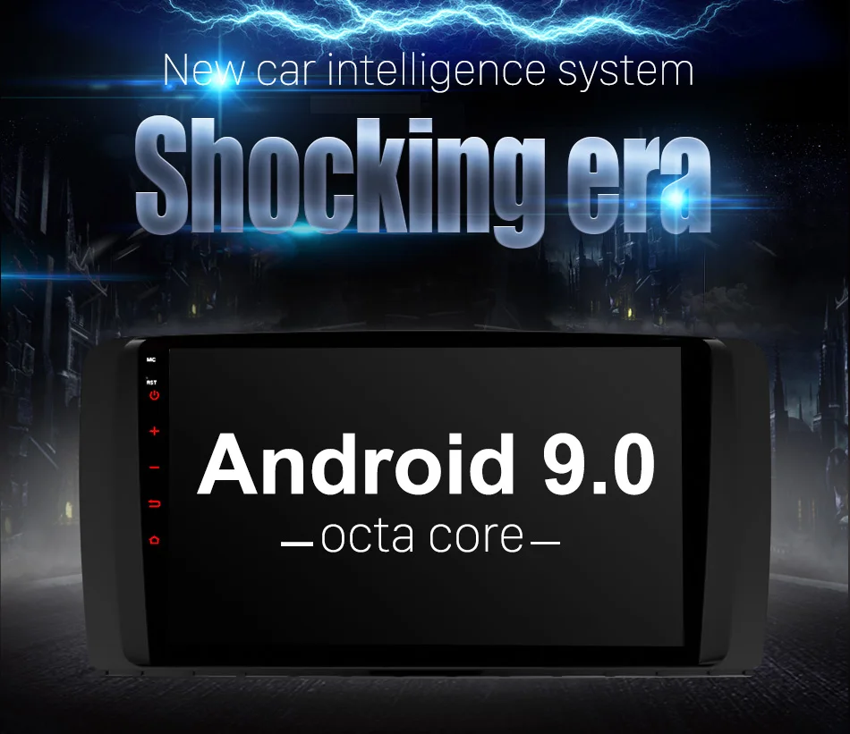 1024*600 Восьмиядерный Android 9,0 автомобильный DVD для Mercedes Benz AMG/R класс W251 R280 R300 R320 R350 gps Радио стерео 4 Гб ram 64 Гб rom