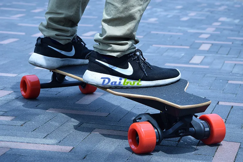 Electric skateboard 4 wheels dual hub motor longboard scooter 150W hoverboard with Wireless Remote | Спорт и развлечения