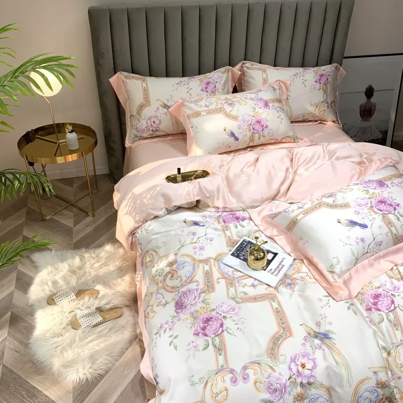 Новый набор пододеяльников в скандинавском стиле супер мягкий тенсель Комплект