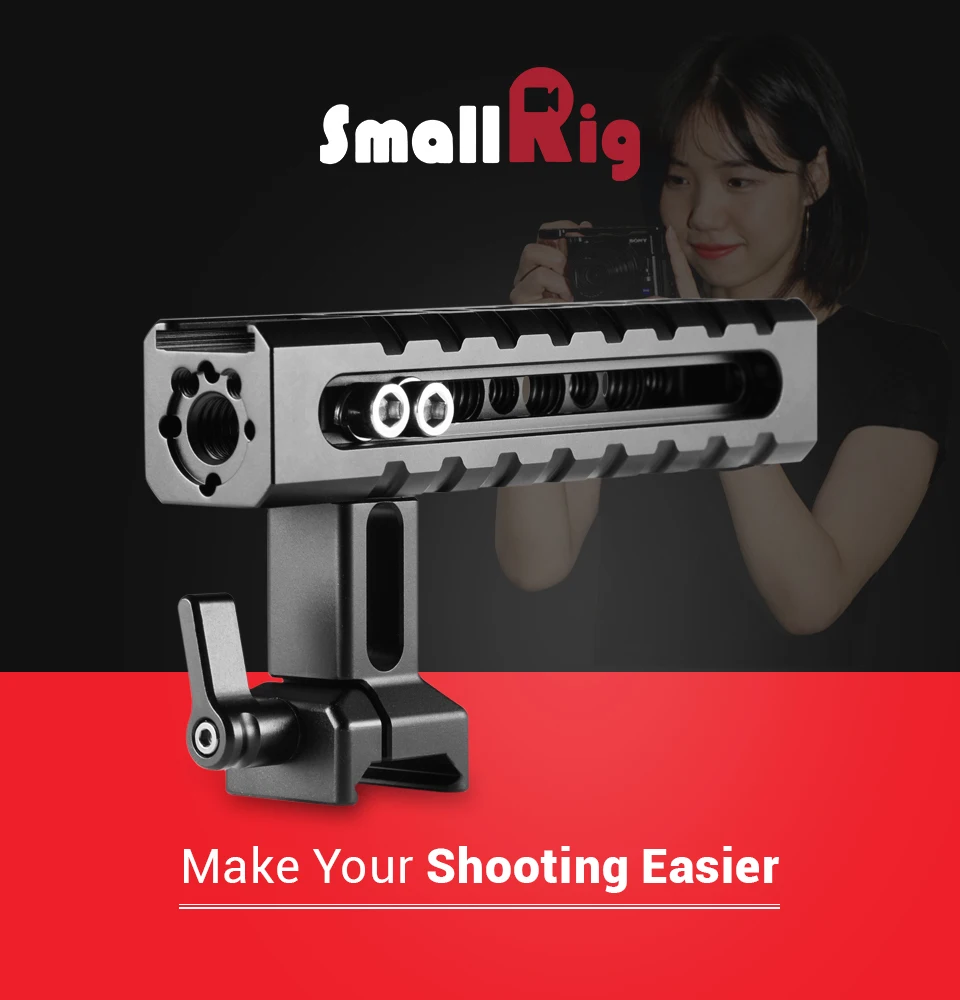 SmallRig Quick Release Nato Ручка Бар DSLR камера ручка стабилизатор для SmallRig BMPCC 4K клетка/A6500 клетка 1955