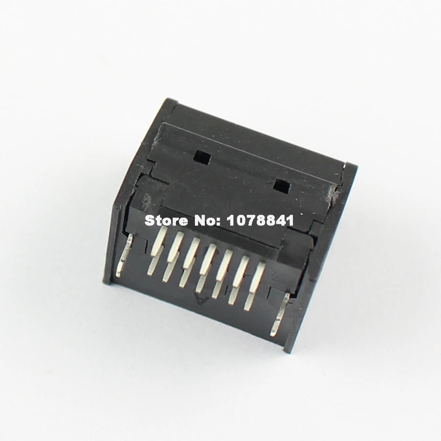 5 шт. Sata Тип 7 Pin правый угол двухрядные DIP штепсельный разъем для жесткого