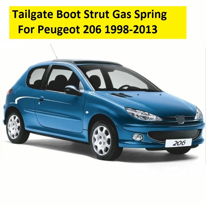 2 шт. задние газовые распорки для Peugeot 206 1998 1999 2000 2001 2002 2003 2004 2005|Крышки и детали