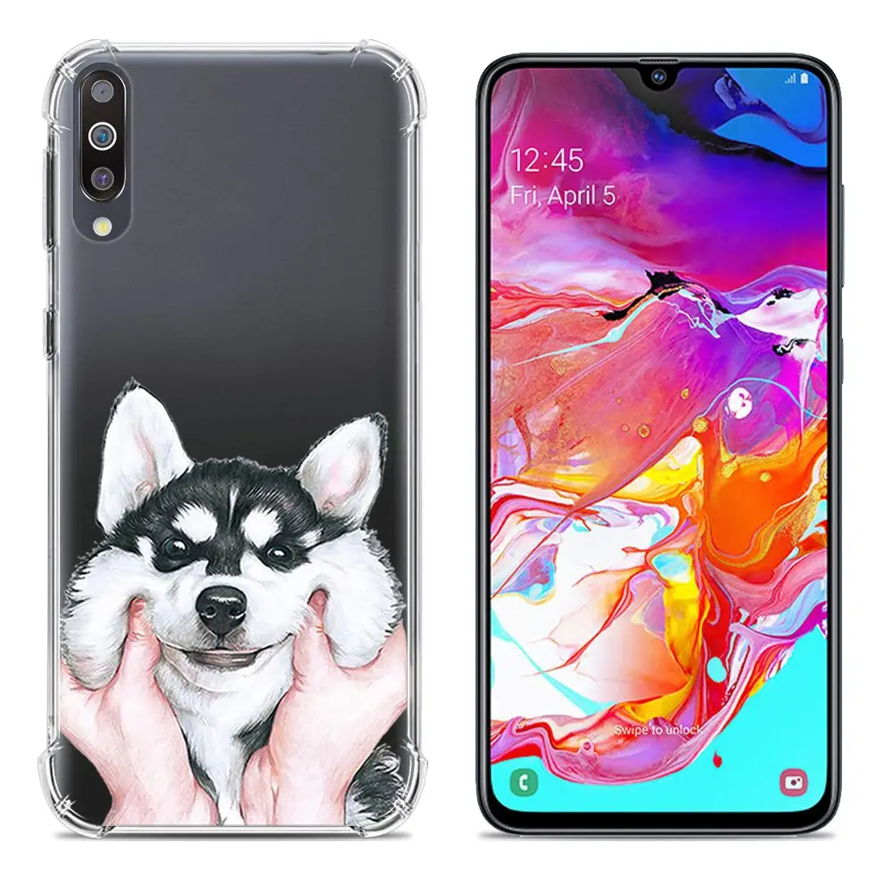 13 Противоударный чехол для телефона SAMSUNG GALAXY A70, 6,7 дюймов, стильный дизайн, цветная задняя крышка для телефона с рисунком - Цвет: 13
