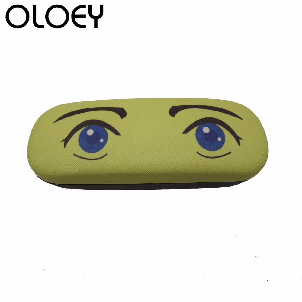 OLOEY Новое поступление Мультяшные солнцезащитные очки коробка PU Жесткий студент