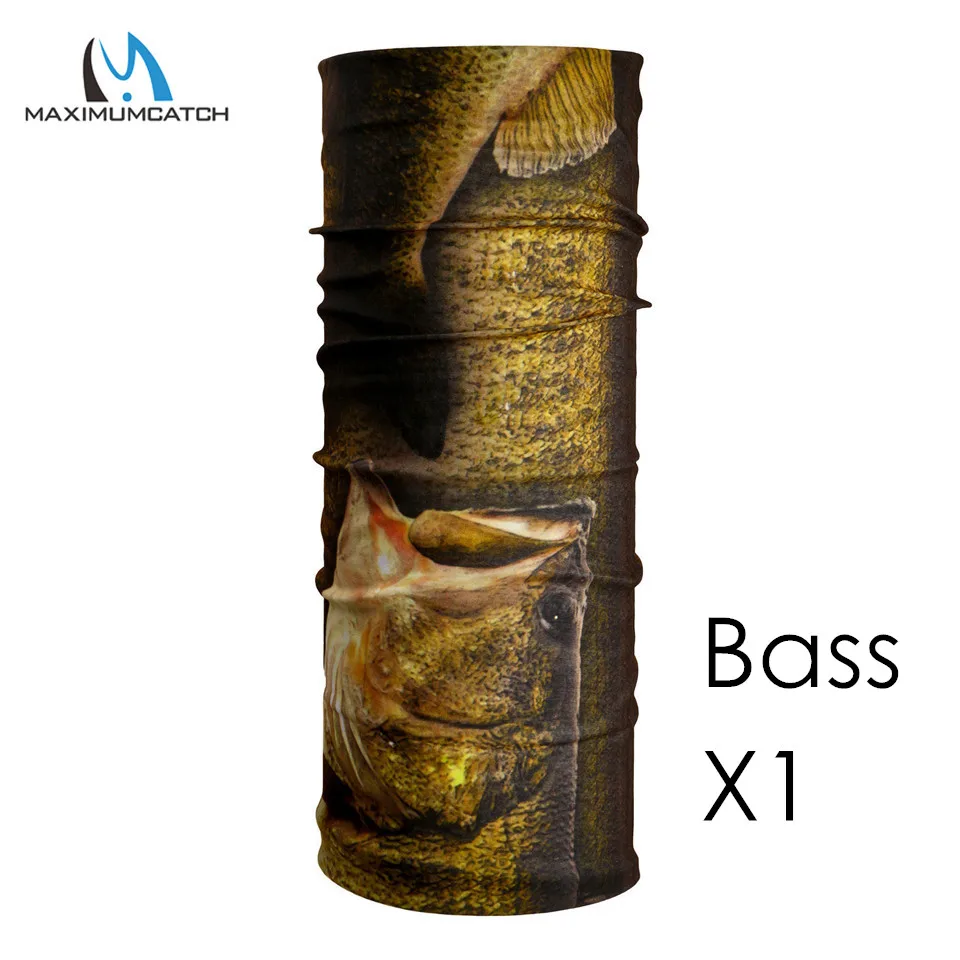 Bass Fish Maximumcatch разноцветный головной убор для ловли нахлыстом 22 рыбные узоры рыболовный шарф бандана Спортивная маска для лица на открытом воздухе - Цвет: Bass Fish