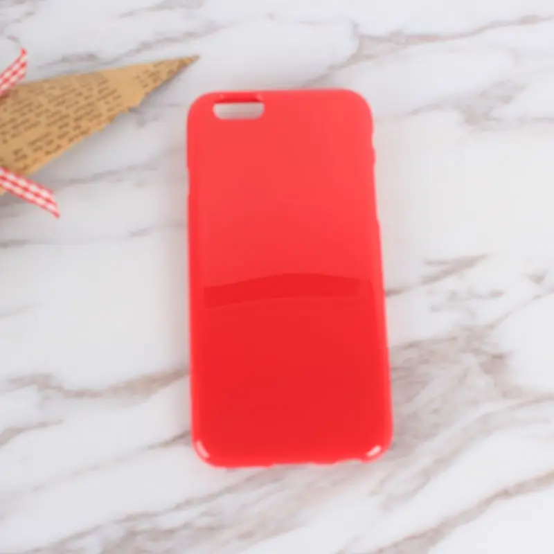 Case For iphone 7 plus Ultra thin Smooth Solid Color Simple Business Luxury Cute colorfull Glossy soft silicone |