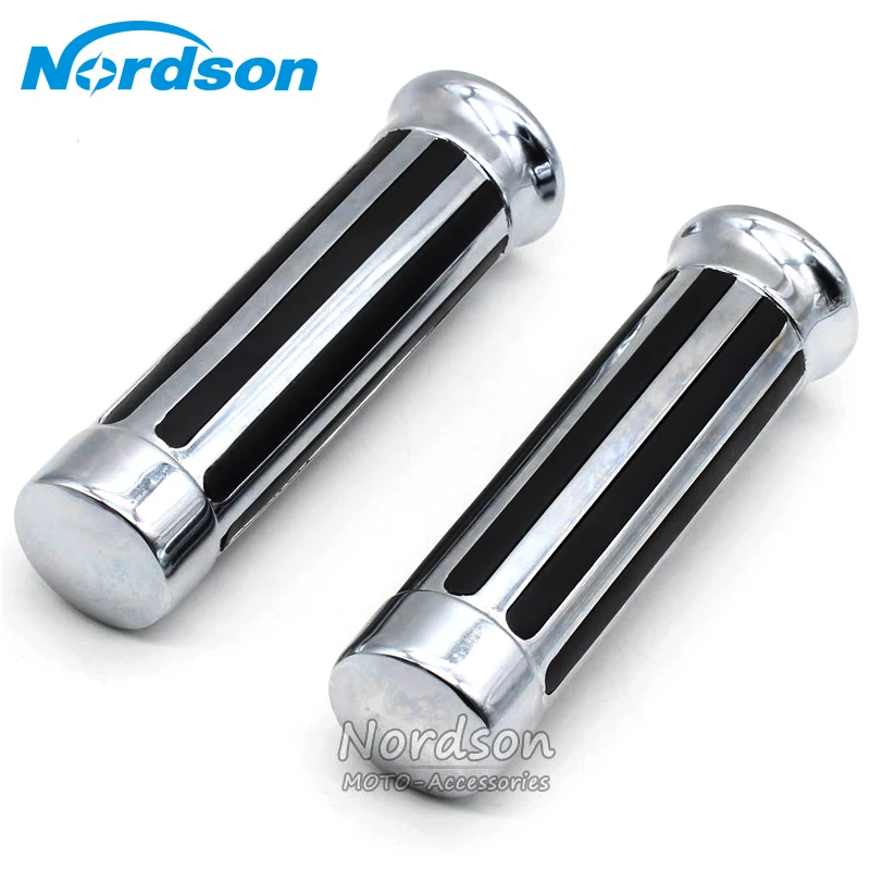 

Nordson Universal Aluminum 22mm 25mm Motorcycle Handlebar Grips Handle Grip For Honda Yamaha Harley Davidson Chopper Cruiser
