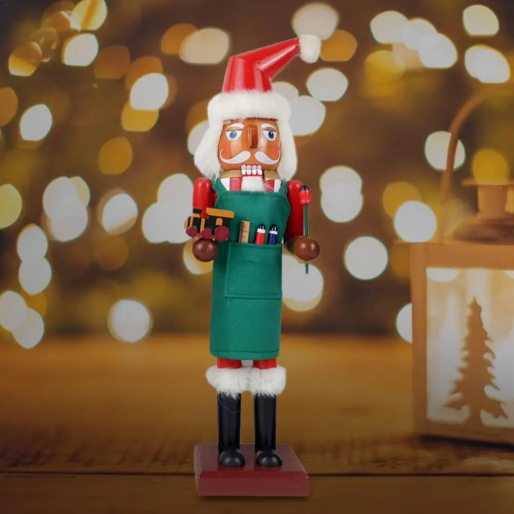 38 см винтажный Щелкунчик кукла солдат миниатюрные фигурки ручная работа из