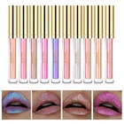 Алмазный дробилки блеск для губ блеск помада с блеском жидкости металлических воздушных шаров для губ, длительного действия, для макияжа, косметические средства