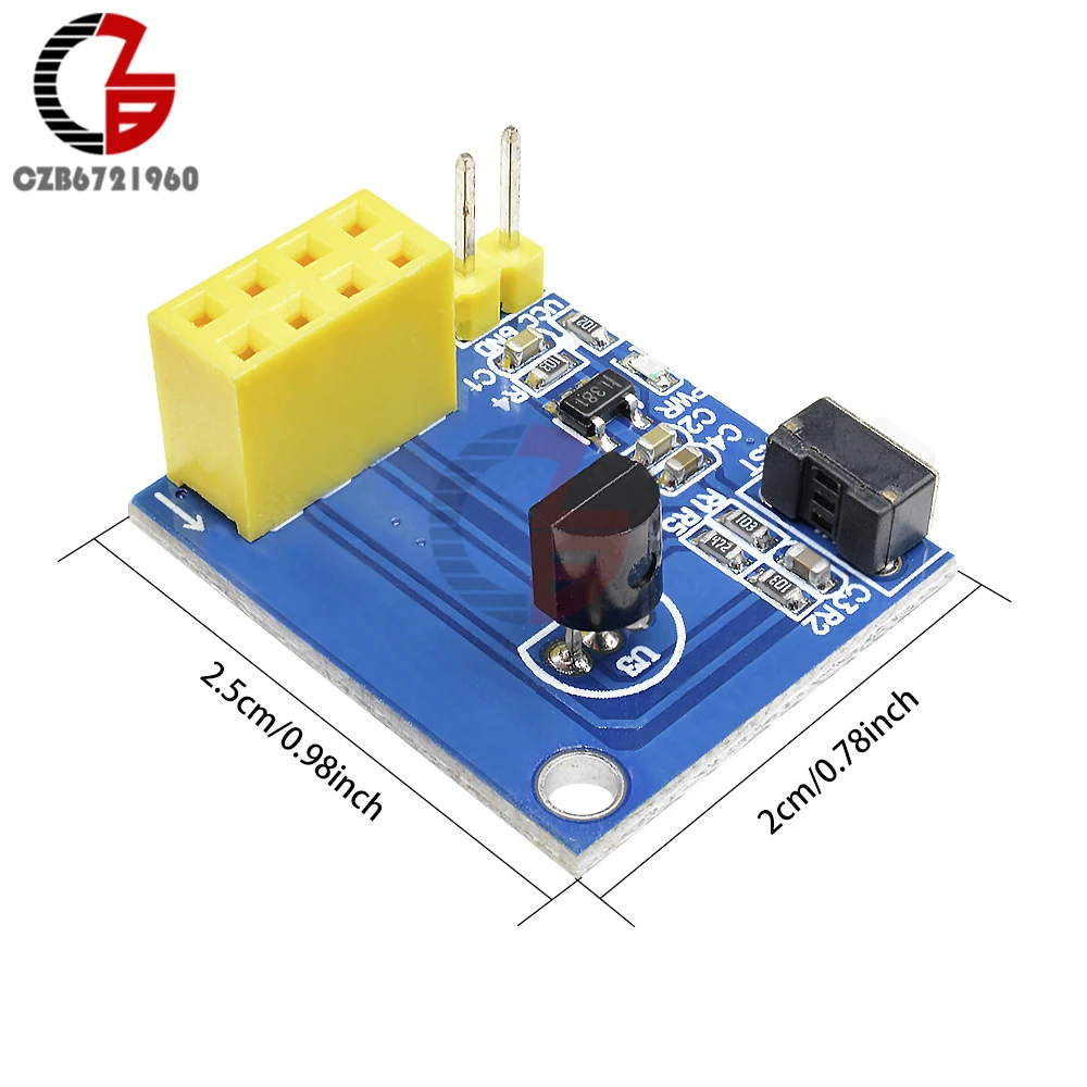 ESP8266 ESP 01 01S DS18B20 беспроводной Wifi конвертер плата датчик температуры модуль