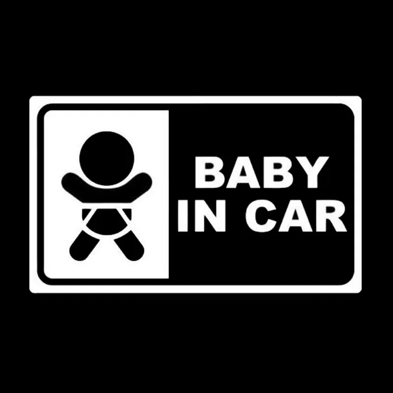 Детские автомобильные креативные предупреждающие наклейки на окна автомобиля