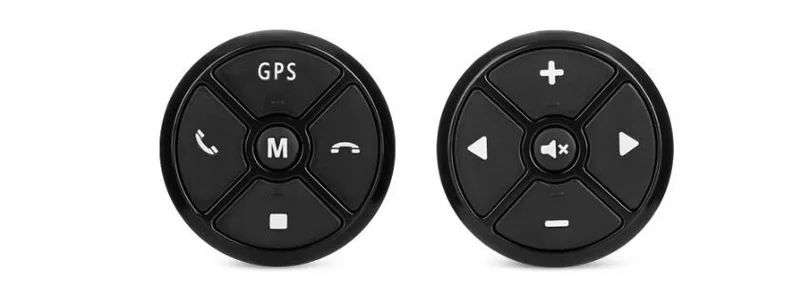 Универсальный Автомобильный руль управления ключ музыка беспроводной DVD Радио дистанционное управление gps навигация для стерео плеер кнопки черный